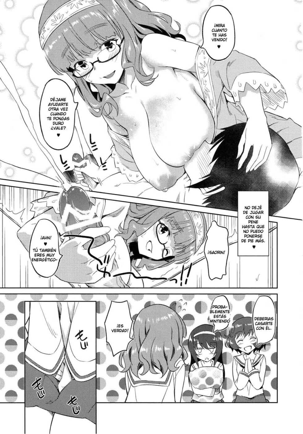 (C93) [AERODOG (inu)] Senshadou no Uramichi Ooarai Joshi Gakuen (Girls und Panzer) [Spanish] - Page 18