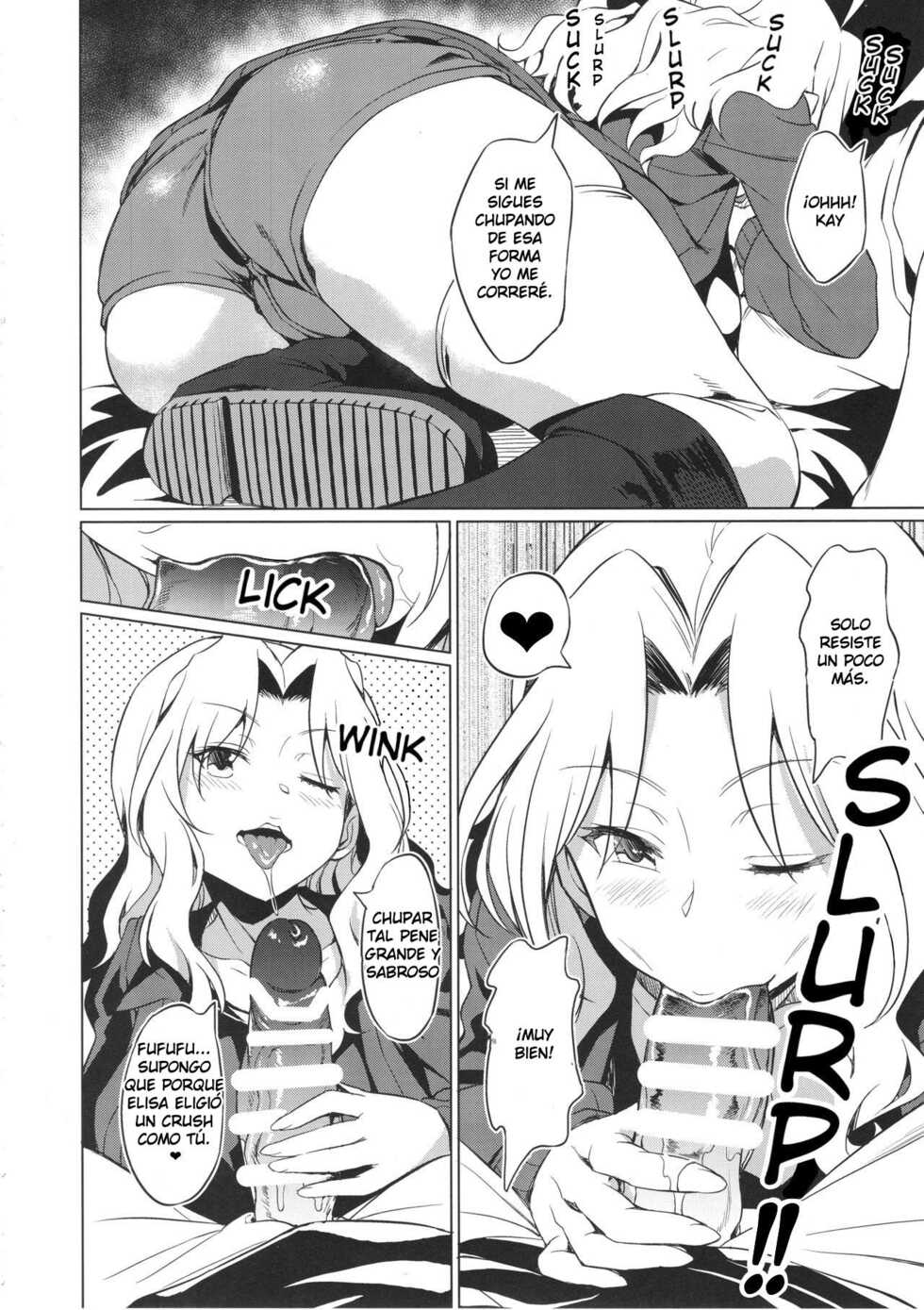 (C94) [AERODOG (inu)] Senshadou no Uramichi Saunders Daigaku Fuzoku Koukou (Girls und Panzer) [Spanish] - Page 9
