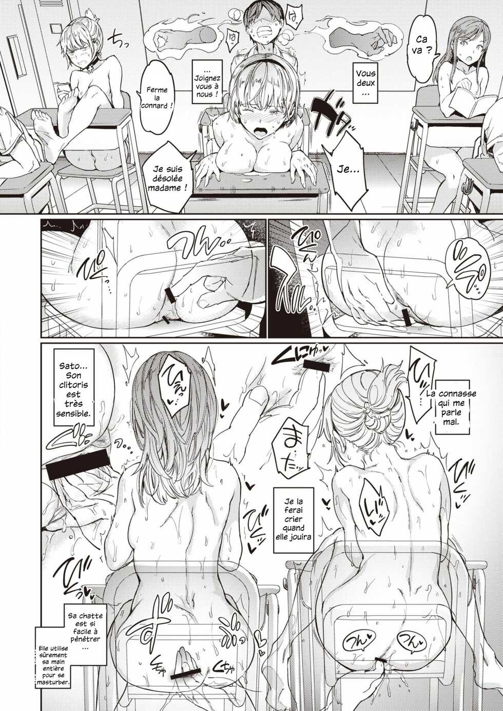 [mogg] Hadaka no Gakkou - Her daily naked life. (COMIC Kairakuten 2020-09) [French] [Julian378] [Digital] - Page 22