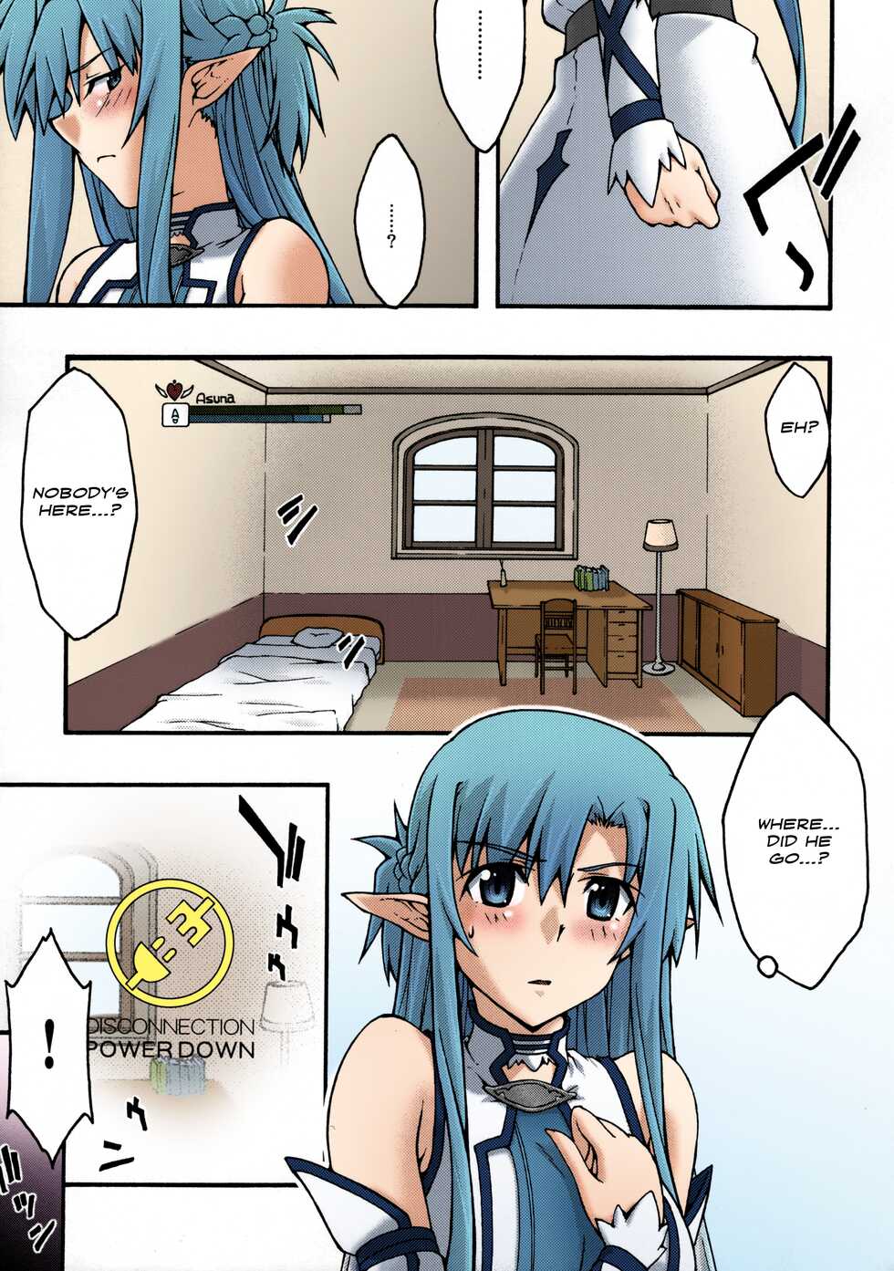 [sandglass (Uyuu Atsuno)] ochiru -asuna2- (Sword Art Online) [English] [Brolen] [Colorized] - Page 14
