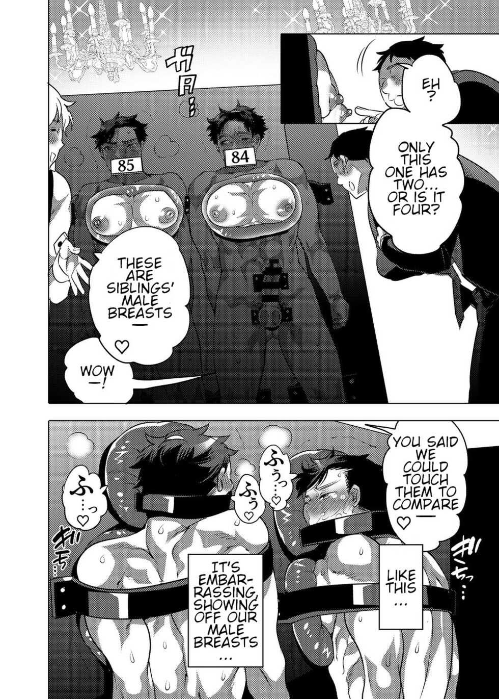 [HONEY QP (Inochi Wazuka)] Ochichi Hinpyoukai | Male Breast Competition [English] {BlackFallStar9} [Digital] - Page 28
