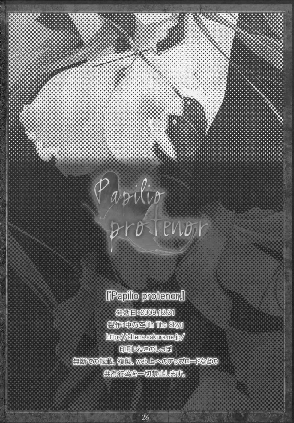(C77) [In The Sky (Nakano Sora)] Papilio protenor (Luminous Arc 2) - Page 25