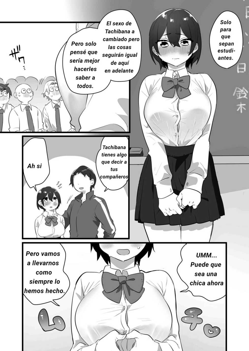 [Misaki (Ousato Notsuwa)] Suki de Onnanoko ni Natta Wakejanai!... Noni | I Didn't Become a Girl Because I Wanted to! And Yet... [Spanish] [Digital] - Page 9