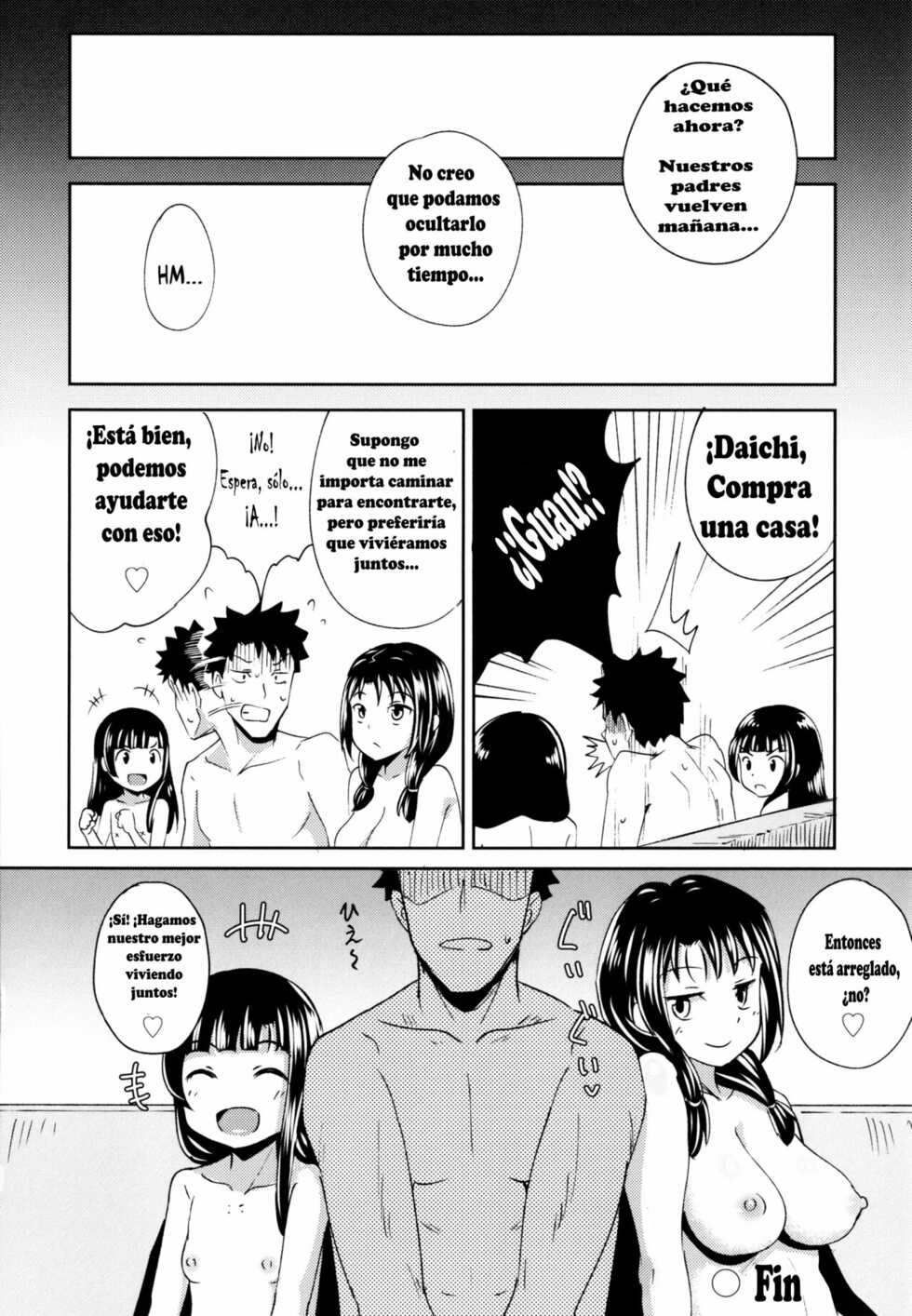 [Poncocchan] Nakayosi Apuri Ch.5 (Yarashii Kibun ni Naru Appli Ane to Ore to Imouto to) [Spanish] - Page 32
