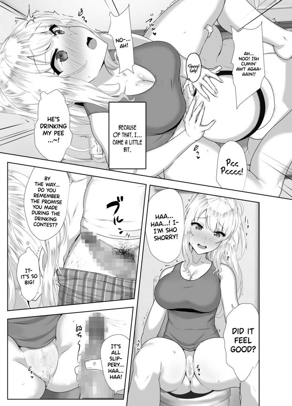 [Mocchimochiya (caruta)] Russia-jin ga Osake de Nihonjin ni Makeru Wakenai Deshou? | There's No Way a Russian Could Lose to a Japanese Person In Drinking, Right? [English] {Doujins.com} - Page 12