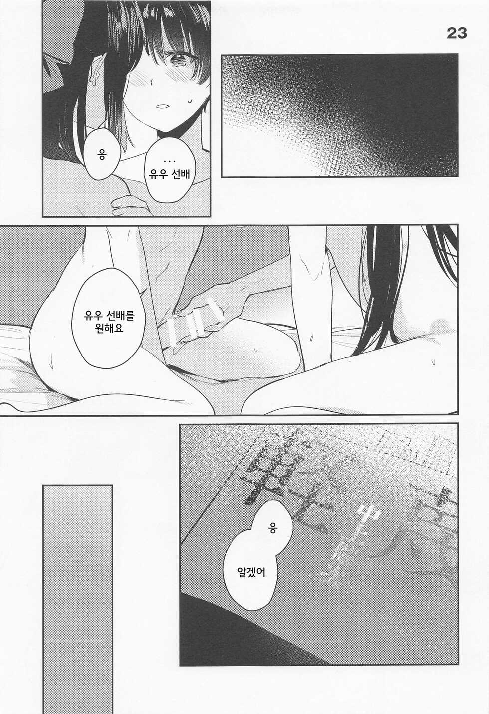 (Like!Love!Live! 9) [virophilia (Orihi Chihiro)] Curtain Call to Yobu ni wa Kanbi Sugita (Love Live! Nijigasaki High School Idol Club) [Korean] - Page 23