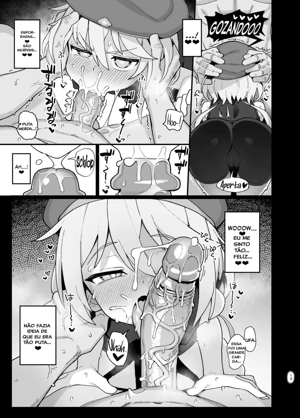 [Dagashiya (Wagashi)] Kakyuu Majutsushi, Inmon ni Somaru | Uma humilde feiticeira afetada por magias depravadas [Portuguese-BR] [Matsuguma] [Decensored] [Digital] - Page 13