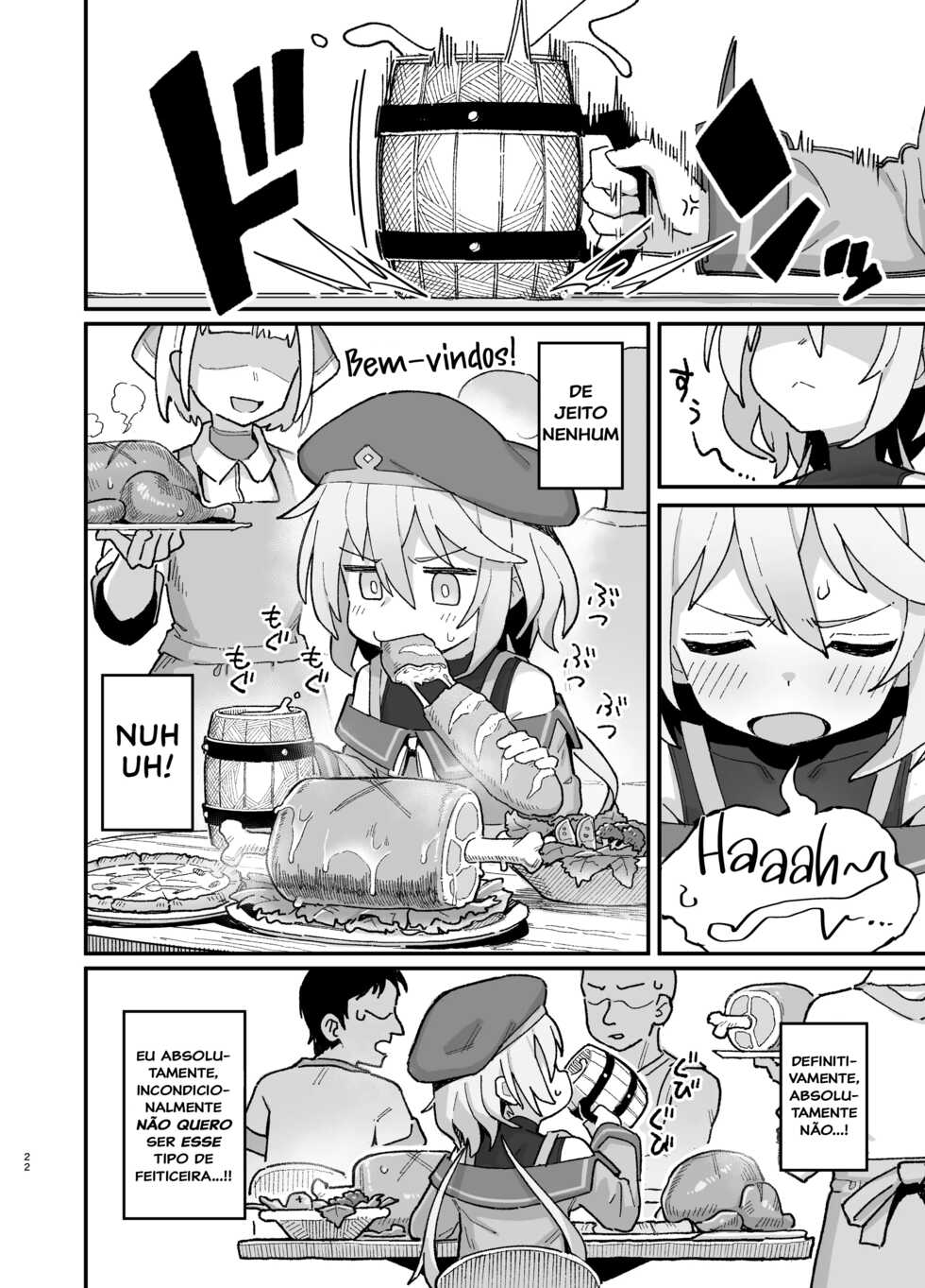 [Dagashiya (Wagashi)] Kakyuu Majutsushi, Inmon ni Somaru | Uma humilde feiticeira afetada por magias depravadas [Portuguese-BR] [Matsuguma] [Decensored] [Digital] - Page 22