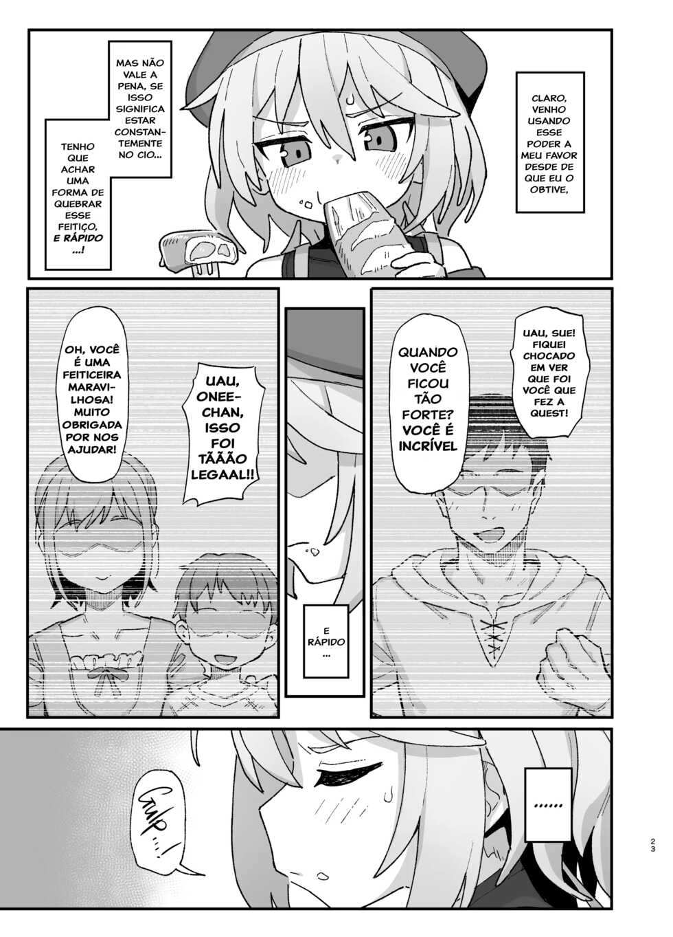 [Dagashiya (Wagashi)] Kakyuu Majutsushi, Inmon ni Somaru | Uma humilde feiticeira afetada por magias depravadas [Portuguese-BR] [Matsuguma] [Decensored] [Digital] - Page 23