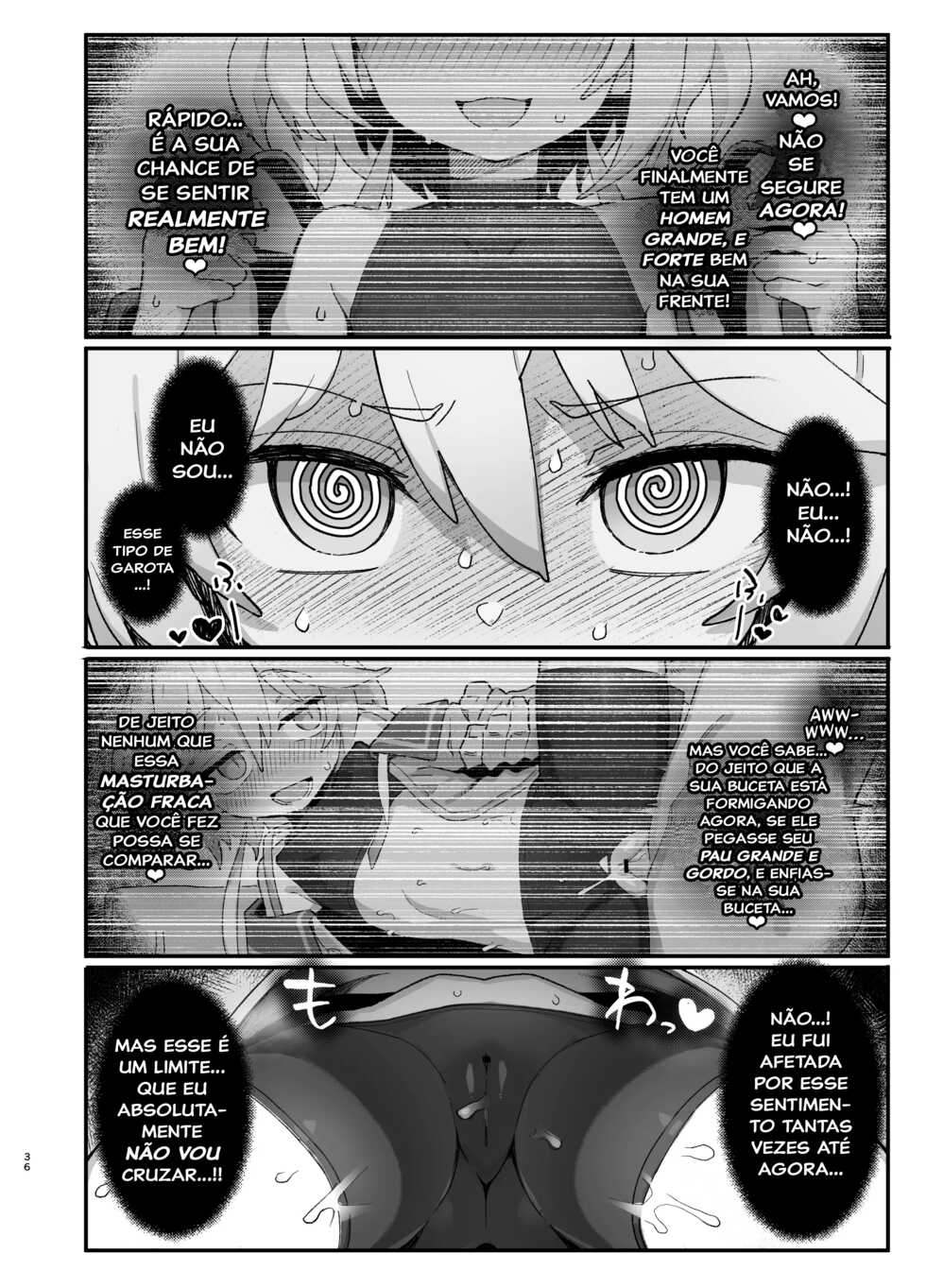 [Dagashiya (Wagashi)] Kakyuu Majutsushi, Inmon ni Somaru | Uma humilde feiticeira afetada por magias depravadas [Portuguese-BR] [Matsuguma] [Decensored] [Digital] - Page 36