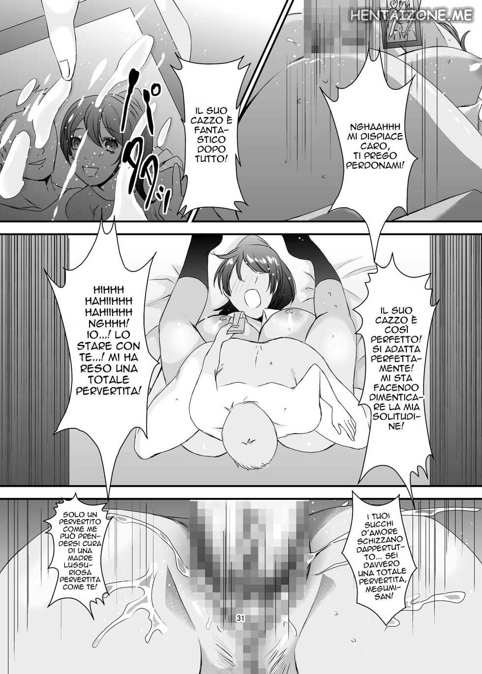 [Sprechchor (Eguchi Chibi)] Oku-sama wa Moto Yariman -Besluted- 8 | Le Milf in Vacanza 8 [Italian] [Digital] - Page 32