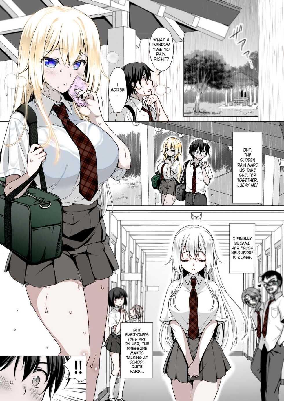 [Marimo-ya (Mori Marimo)] Ideal Girlfriend ~Choro Kawa Ojou-sama Sara to Love Hotel de Toroama Nuresuke H~ [English] [Colorized] [Ecchify] [Digital] - Page 5