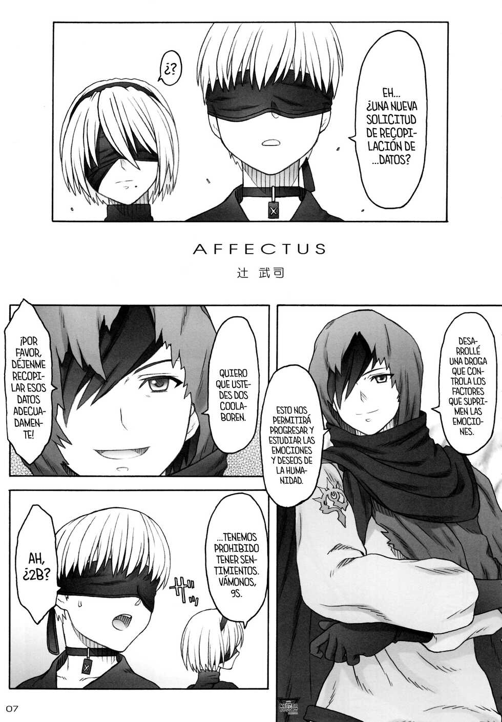 (C92) [The Knight of the Pants (Tsuji Takeshi)] AFFECTUS (NieR:Automata) [Spanish] [Mr. Nugget] - Page 5