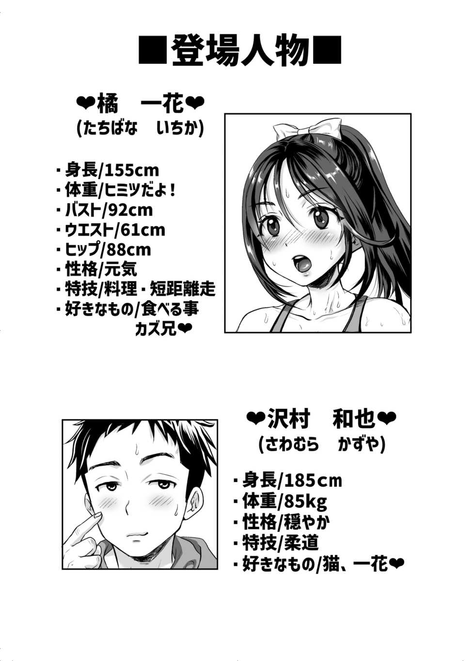 [Nunpokojin (Kan Iyashi)] Seiheki o Sarakedashita Koibito Doushi ga Hentai Sex Suru Ohanashi [Chinese] - Page 2