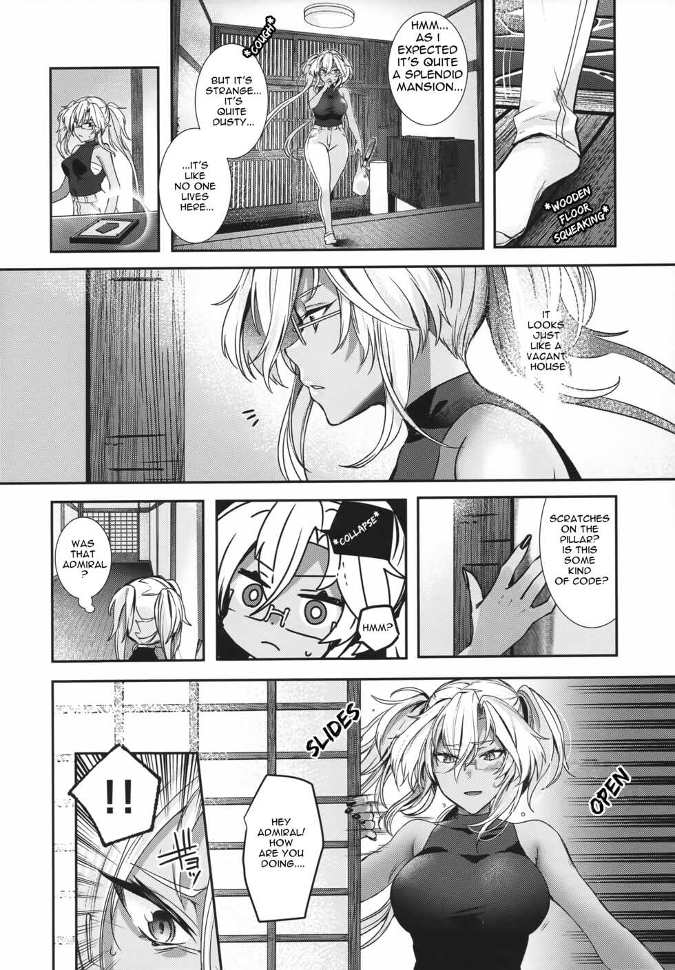 (C100) [Marosaan (Yunamaro)] Musashi-san no Yoru Jijou Anata no Ai Kagi Hen (Kantai Collection -KanColle-) [English] [Carl] - Page 7