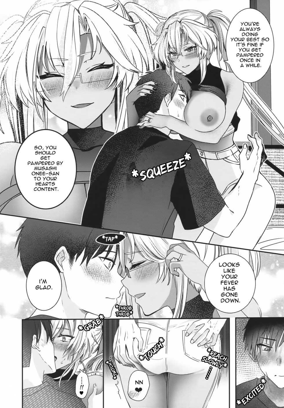 (C100) [Marosaan (Yunamaro)] Musashi-san no Yoru Jijou Anata no Ai Kagi Hen (Kantai Collection -KanColle-) [English] [Carl] - Page 25
