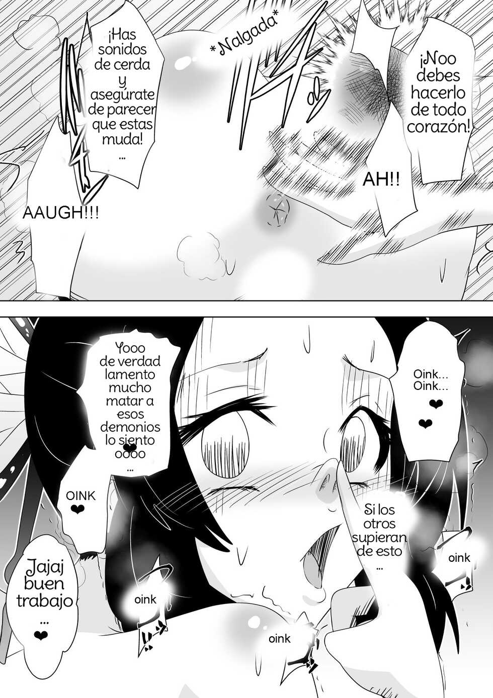 [Dining] Hametsu no Shinobu | Shinobu of Destruction (Kimetsu no Yaiba) [Spanish] [Amaterasu] - Page 16