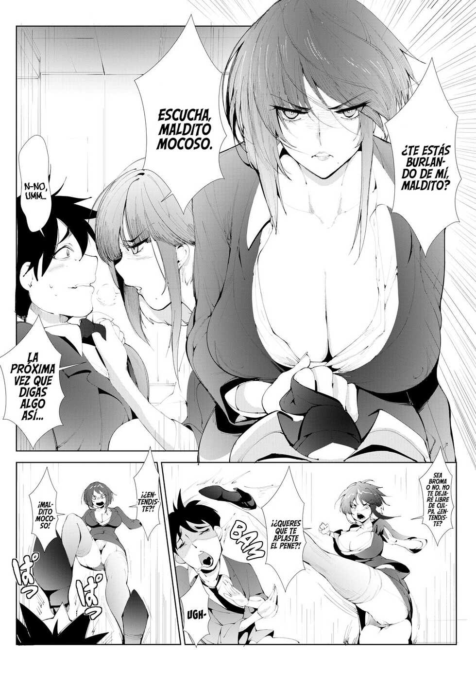 [Moejin] Akujojoshi | My Evil Boss (COMIC AUN 2022-08) [Spanish] - Page 4