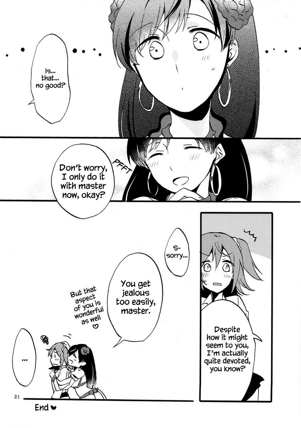 (Go! My Master ver.Girl2) [Niratama (Sekihara, Hiroto)] MEMORIAL MG (Fate Grand Order) [English] [Windyfall] - Page 20