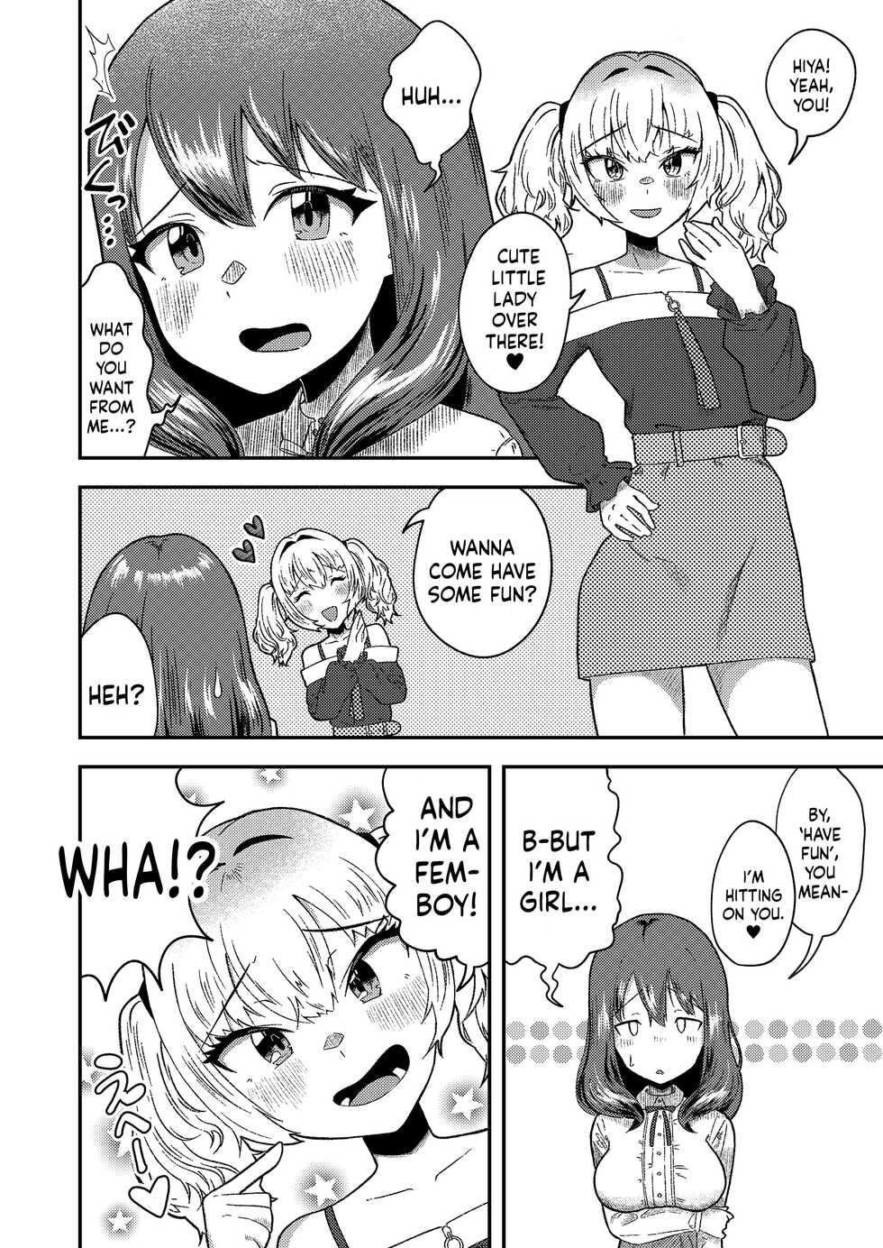 [Hyper Grown Tea (Nuwara Gray)] Mesu Gal Otokonoko ga Futanari Onee-san ni Wakarasarechau...! | A Bitchy Femboy Gyaru Comes To 'Understand' A Futanari Onee-san! [English] [Mr_Person] [Digital] - Page 6