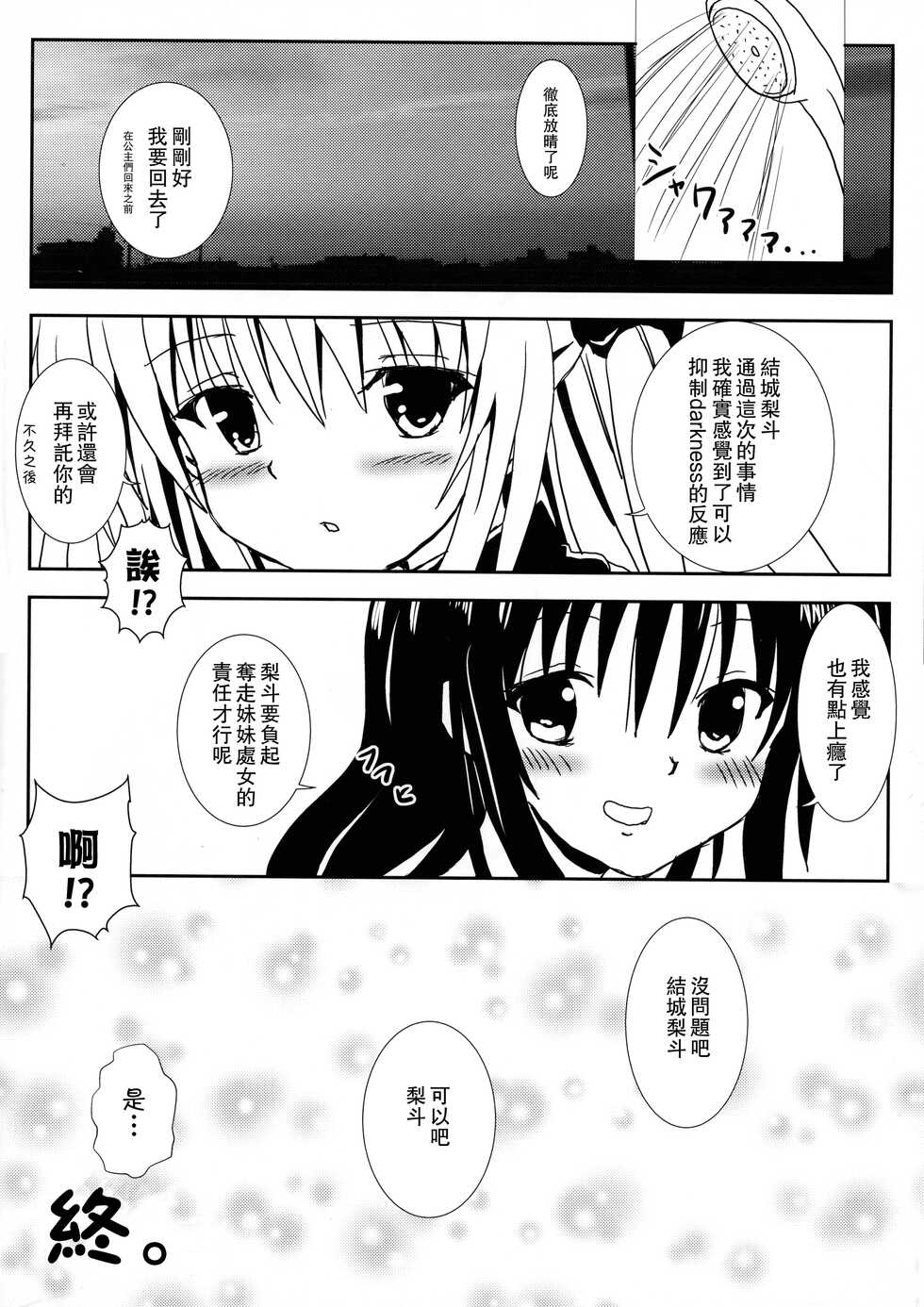 (C89) [KyouRakuEn (Daku)] Yami to Mikan no Nakayoshi Ofuro Sex (ToLOVERu) [Chinese] - Page 27