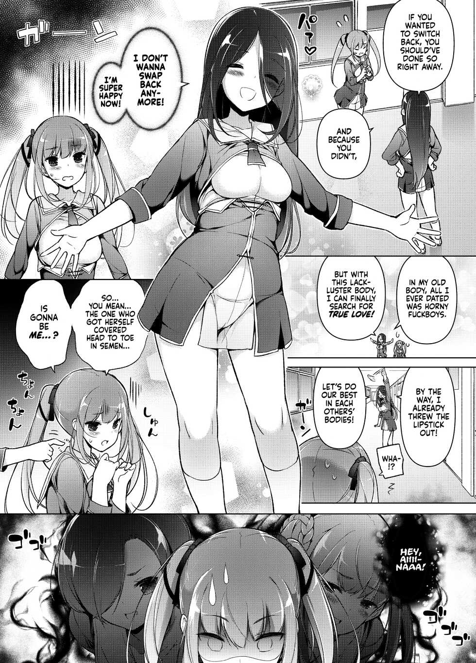 [Massaratou (Motomushi)] Watashi wo Baka ni Shita Onna ni Natta Watashi | I Swapped Bodies With My Bully [English] [Xzosk] - Page 34