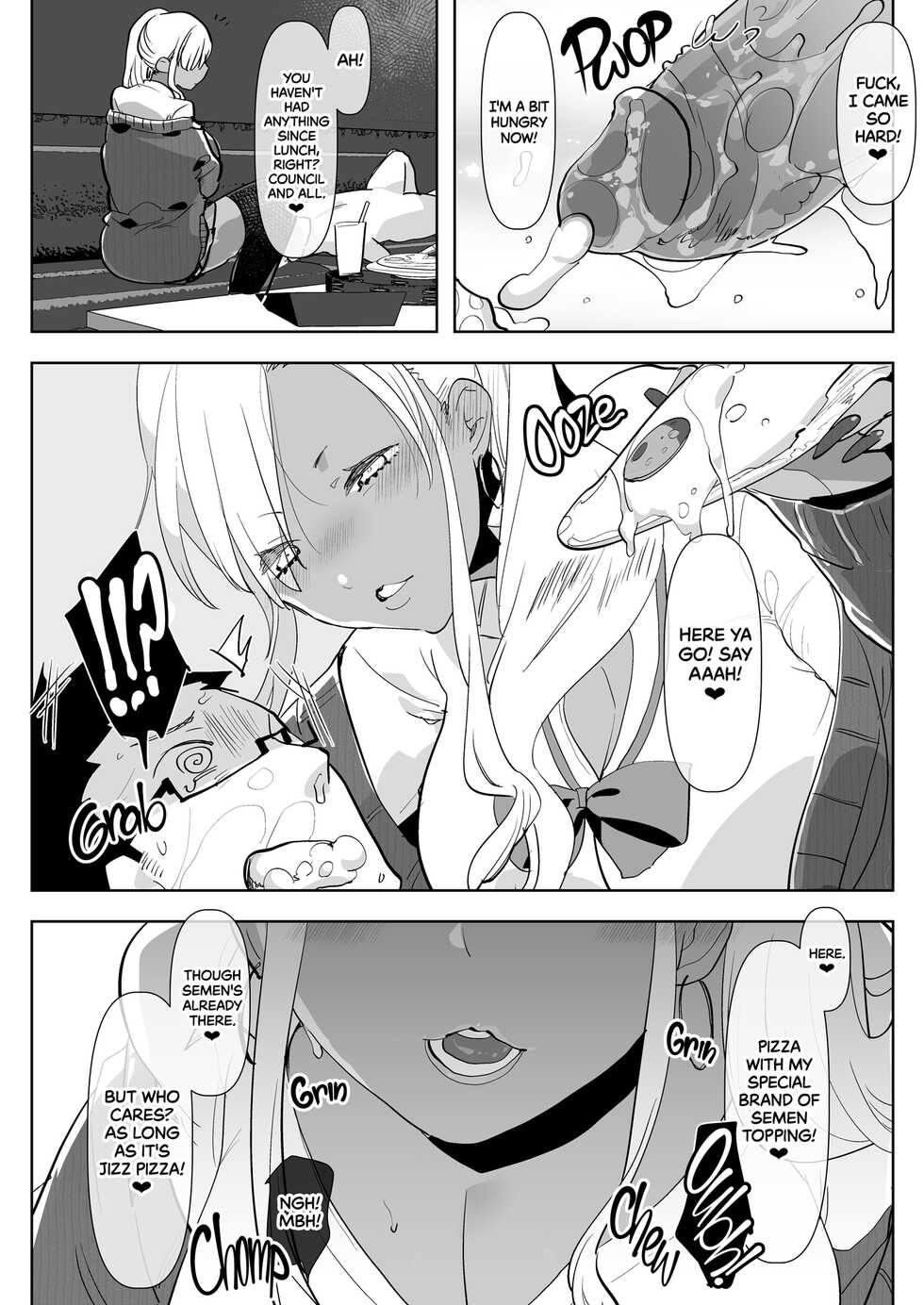 [Aimaitei (Aimaitei Umami)] Kigen no Warui Kuro Gal Futanari Kanojo ni Karaoke ni Yobidasareta Kekka... | What Happens When Your Tan Gyaru Futa Girlfriend Is in a Bad Mood and Invites You To Karaoke... [English] {2d-market.com} [Decensored] [Digital] - Page 20