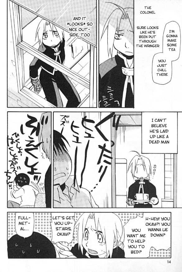 [Daen (Konboi Chouchou)] Flower Bomb Bomb (Fullmetal Alchemist) [English] [Central Library] - Page 13