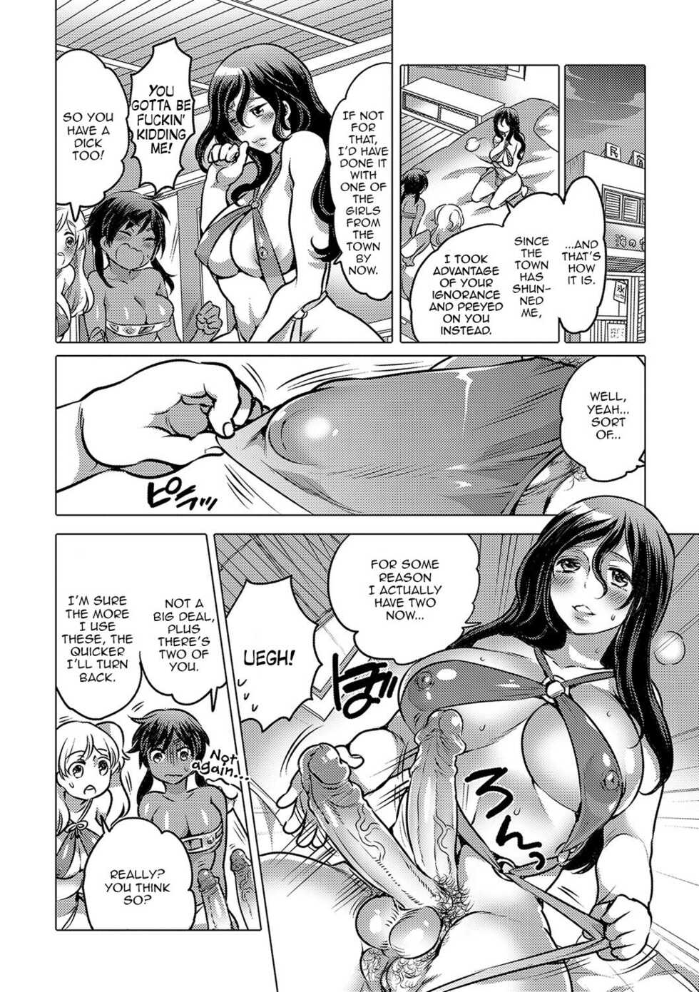 [Inochi Wazuka] Noroi no Mesuka Kaigan | The Cursed, Female Transformation Beach (Nyotaika! Monogatari 4) [English] [Zero Translations] [Decensored] [Digital] - Page 10
