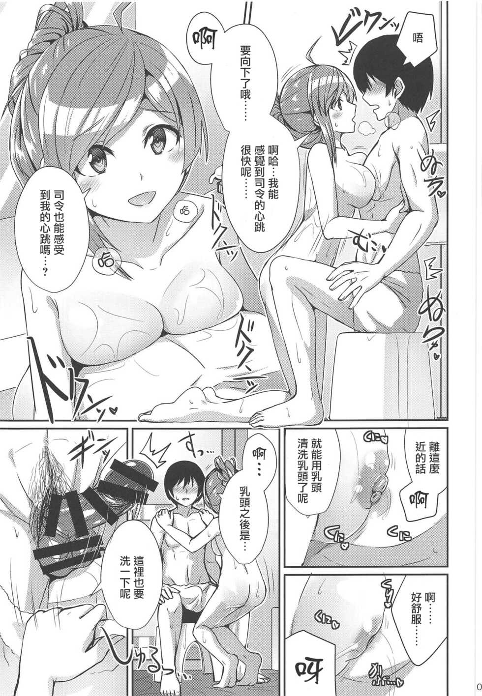 (COMIC1☆15) [L5EX (Kamelie)] Hagikaze ga Osenaka Nagashimasu ne | 荻風來為您洗背哦 (Kantai Collection -KanColle-) [Chinese] - Page 8
