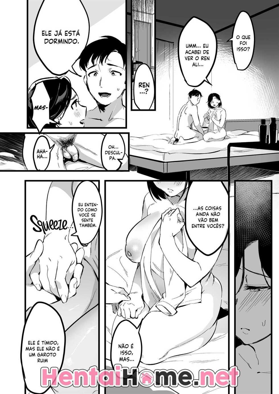 [Hatake no Oniku (Minamoto)] Batsuichi Komochi Zenpen | Divorced with a Child Part 1 [Portuguese-BR] [Decensored] [Digital] - Page 9