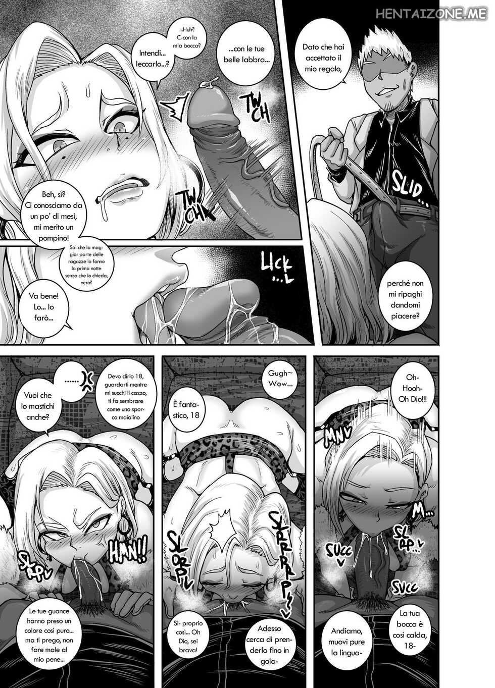 [Juicebox Koujou (Juna Juna Juice)] Seiyoku ni Katenai Android | C-18 Non Resiste... (Dragon Ball Z) [Italian] - Page 24