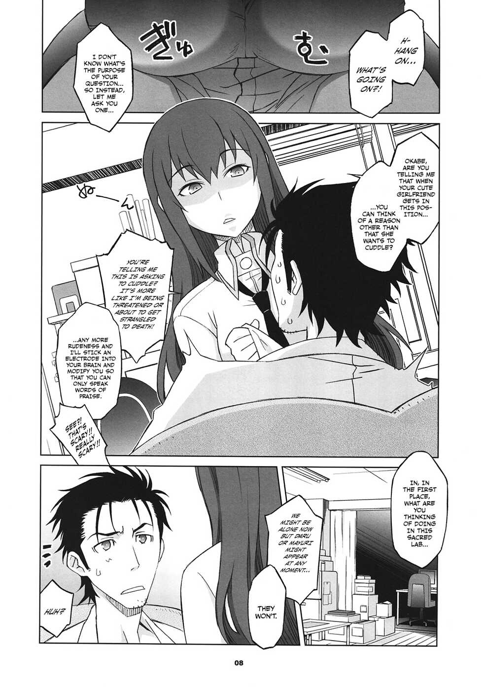 (C81) [Wagamama Dou (Syowmaru, NIO)] Sitainsu;Kedo 02 (Steins;Gate) [English] [Rinruririn] - Page 7