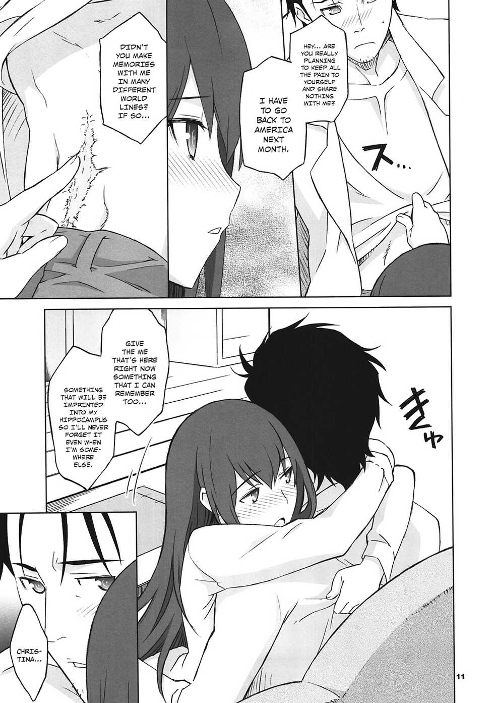 (C81) [Wagamama Dou (Syowmaru, NIO)] Sitainsu;Kedo 02 (Steins;Gate) [English] [Rinruririn] - Page 10