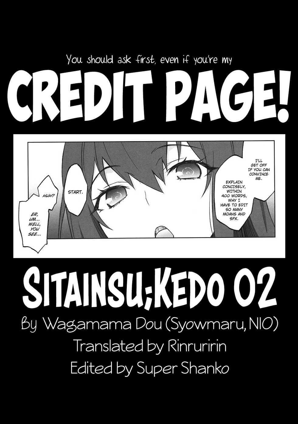(C81) [Wagamama Dou (Syowmaru, NIO)] Sitainsu;Kedo 02 (Steins;Gate) [English] [Rinruririn] - Page 23