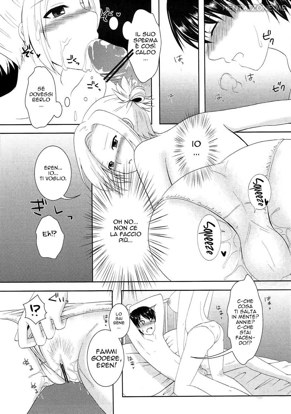 (C84) [Yururiya. (Fuyutsumi Chiaki)] Kinkyuu Shirei! | Emergenza Sanitaria (Shingeki no Kyojin) [Italian] - Page 25