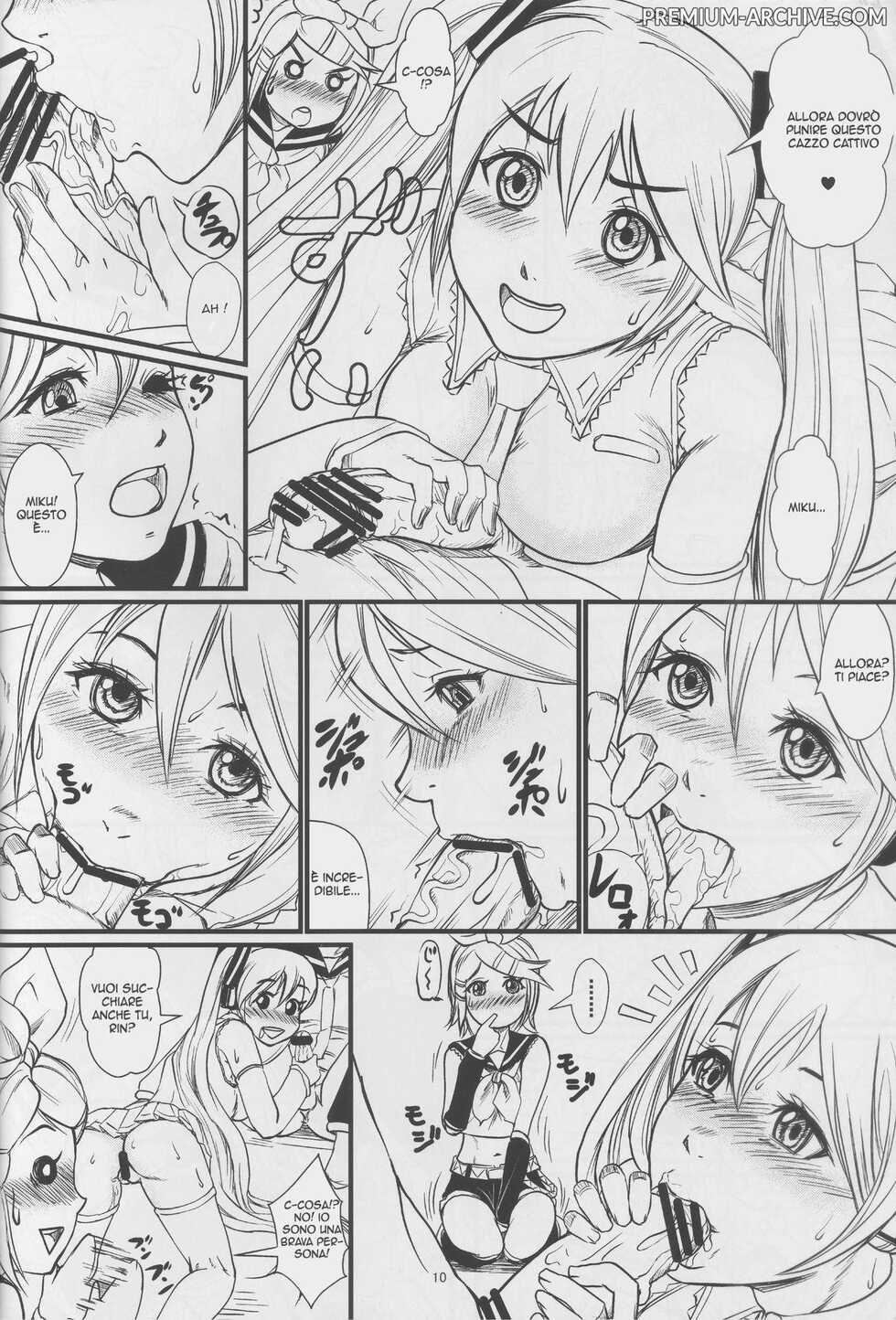 (C77) [Doku Sasori (Takeuchi Reona)] Utahime no Yume | Il Sogno della Diva (Vocaloid) [Italian] - Page 10