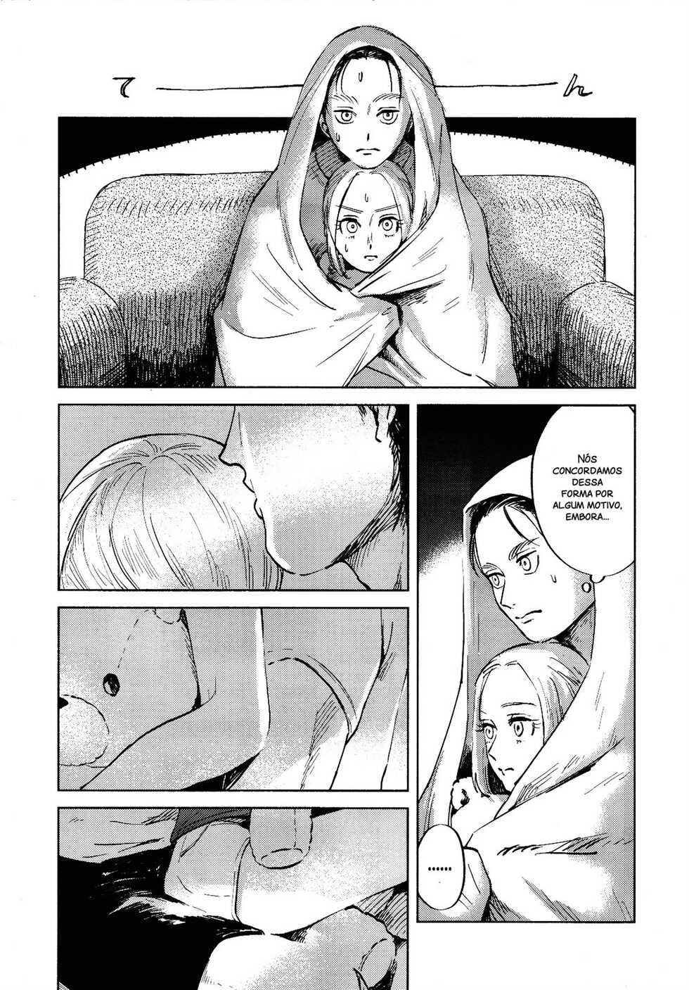 (Dai 25 Kai Hekigai Chousa Haku) [bin (Enko)] Ryuseigun ni Oyasumi | A Good Night For a Meteor Shower (Shingeki no Kyojin) [Portuguese-BR] - Page 20
