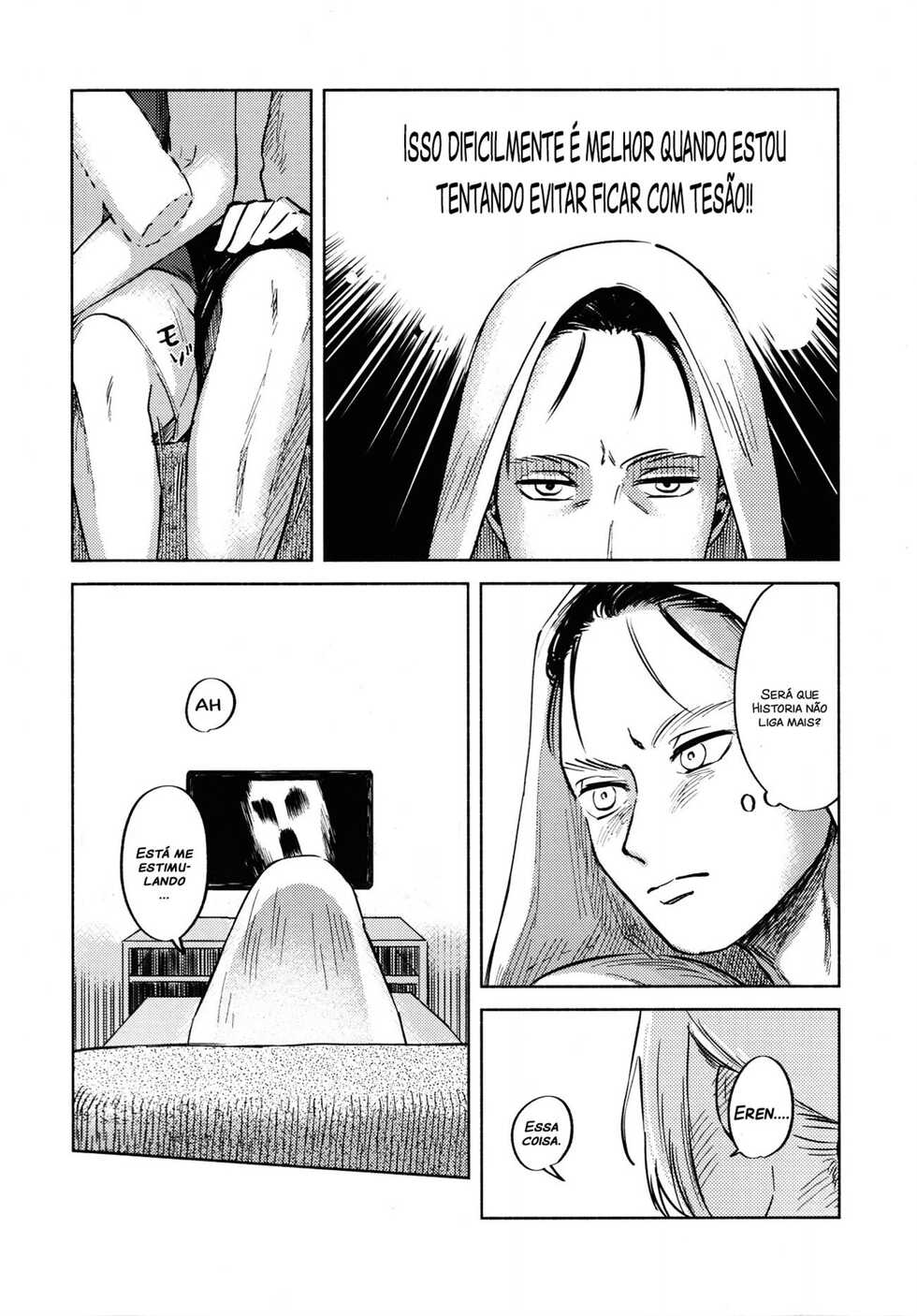 (Dai 25 Kai Hekigai Chousa Haku) [bin (Enko)] Ryuseigun ni Oyasumi | A Good Night For a Meteor Shower (Shingeki no Kyojin) [Portuguese-BR] - Page 21