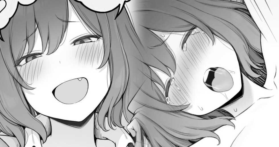 [Contllenge] Hatsujoukichuu wa Mainichi Ie ni Kuru Namaiki na Kouhai Gal-chan - Page 1