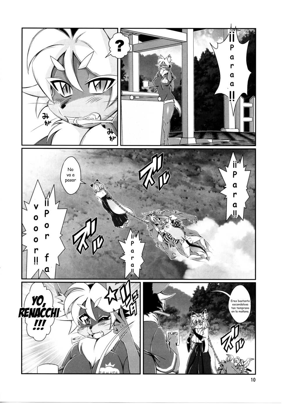 (C90) [Sweet Taste (Amakuchi, Nakagami Takashi, Nagareboshi Purin)] Mahou no Juujin Foxy Rena 9.5 [Spanish] [Decensored] - Page 11