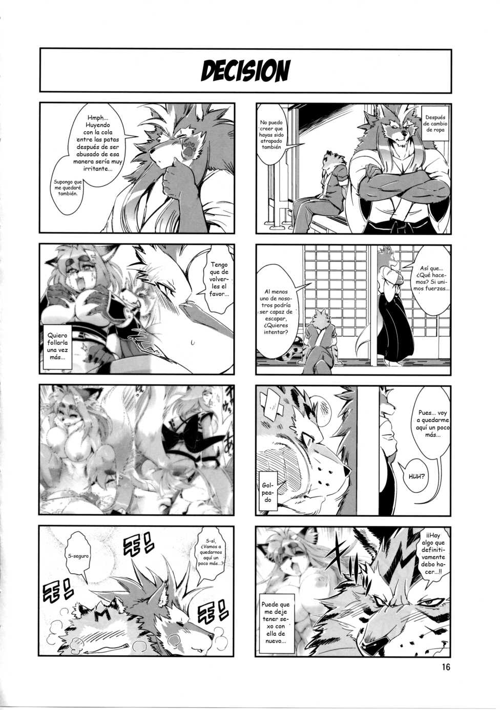 (C90) [Sweet Taste (Amakuchi, Nakagami Takashi, Nagareboshi Purin)] Mahou no Juujin Foxy Rena 9.5 [Spanish] [Decensored] - Page 17