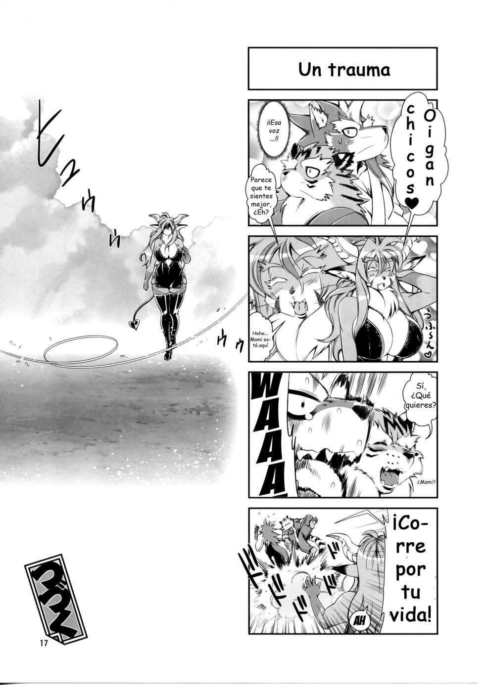 (C90) [Sweet Taste (Amakuchi, Nakagami Takashi, Nagareboshi Purin)] Mahou no Juujin Foxy Rena 9.5 [Spanish] [Decensored] - Page 18