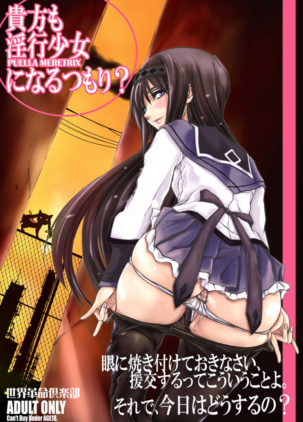 [Sekai Kakumei Club (Ozawa Reido)] Anata mo Inkou Shoujo ni Naru tsumori? (Puella Magi Madoka☆Magica) [Digital] - Page 39