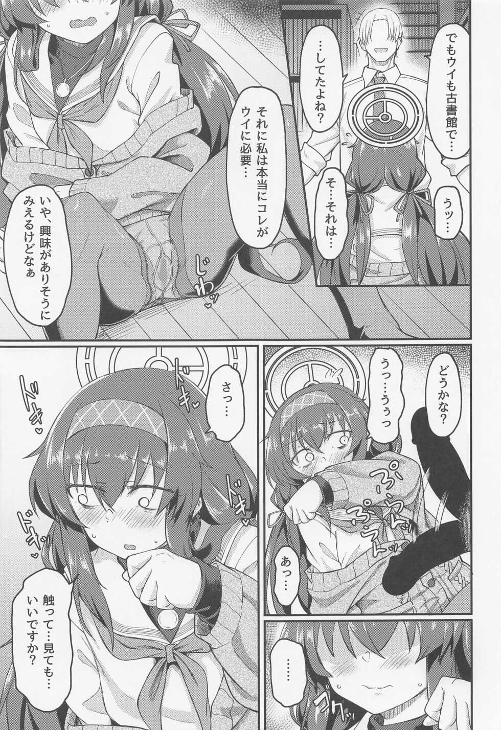 (C100) [Hx3I (Hirano Kawajuu)] Koshokan de wa Oshizuka ni (Blue Archive) - Page 10