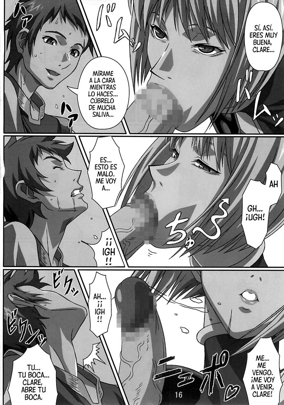 (C72) [LOST RARITIES (Takapiko)] INDUSTRIAL (Claymore) [Spanish] [Mr. Nugget] - Page 15