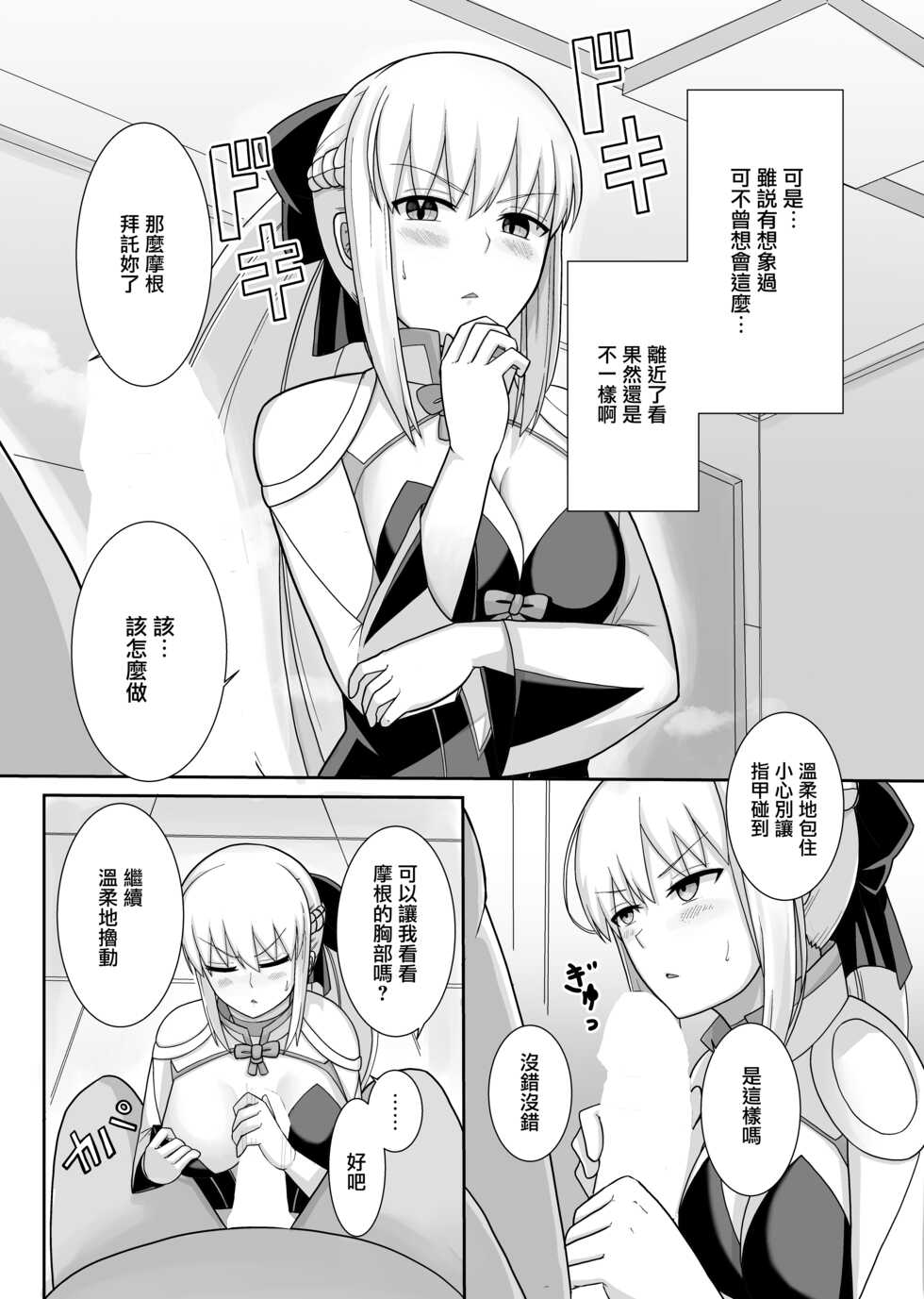 [Natsuzame] Morgan Heika no Tokubetsu Ninmu | 摩根陛下的特別任務♡ (Fate/Grand Order) [Chinese] [Digital] - Page 6