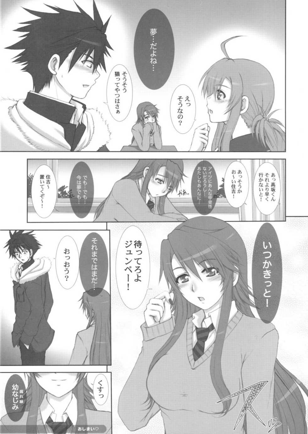 (C77) [Neo Frontier (Sessa Takuma)] Osananajimi Kyonyuu Mamba to Gekinibu Otoko. (Nyan Koi!) - Page 14