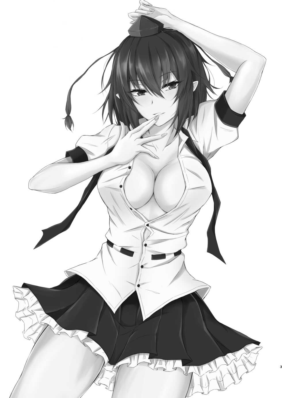 [pikuchi-ya (Piro)] Tengu no Tama Asobi (Touhou Project) [Digital] - Page 3