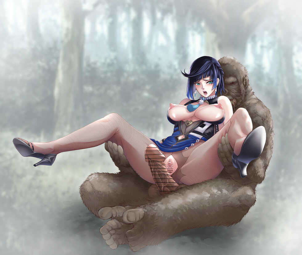 [LUCRETiA (Hiichan)] Hara Kemono -Genjyuu- (Genshin Impact) - Page 37